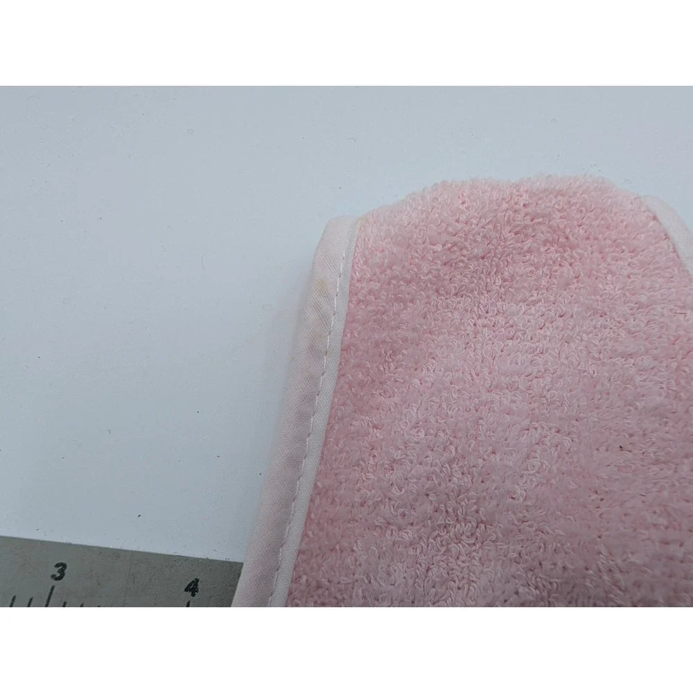 Alexis Terry Cloth Baby Bib‎ Pink Rabbit Squeaker USA